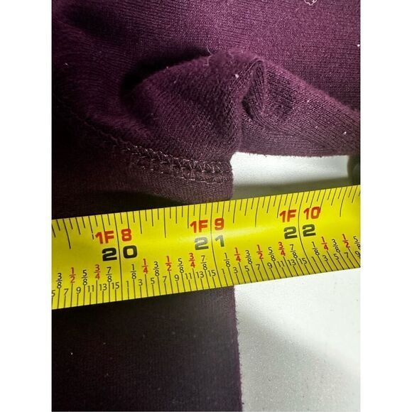 Merona Shawl Collar Sweater Women Size XL Purple Knit Cotton Blend 1 Button - Picture 4 of 10